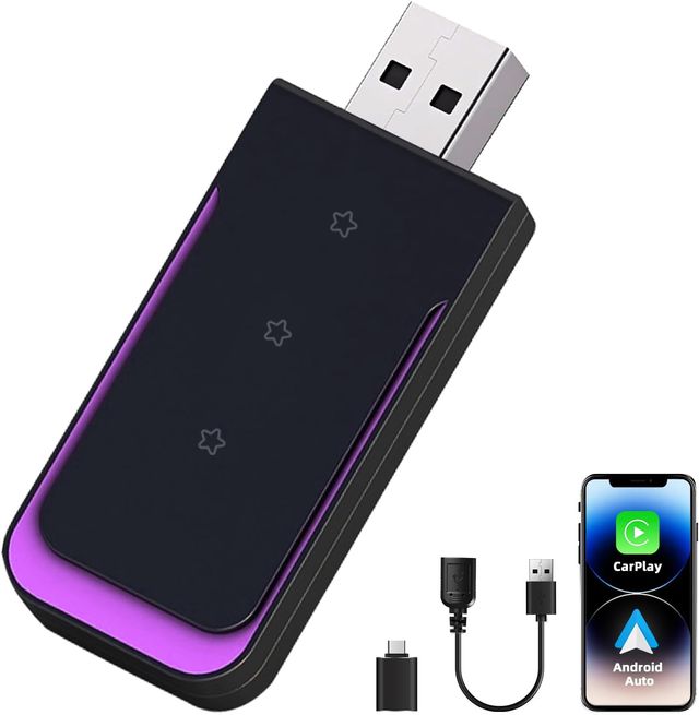 dongle carplay android auto wireless
