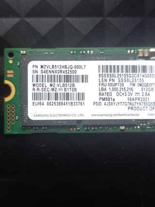 Samsung 512GB 2280