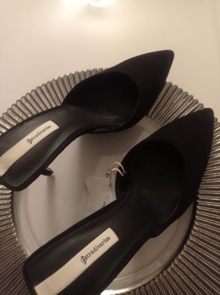 Zapatos Mule negros.37