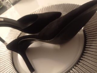 Zapatos Mule negros.37