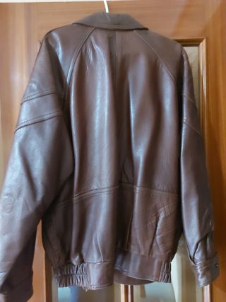 Chaqueta cuero traje