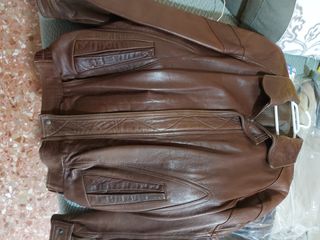 Chaqueta cuero traje