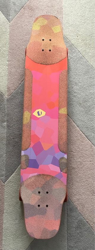 Skate longboard dancing