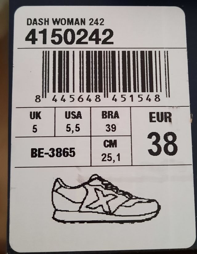 Zapatillas Munich negras nuevas