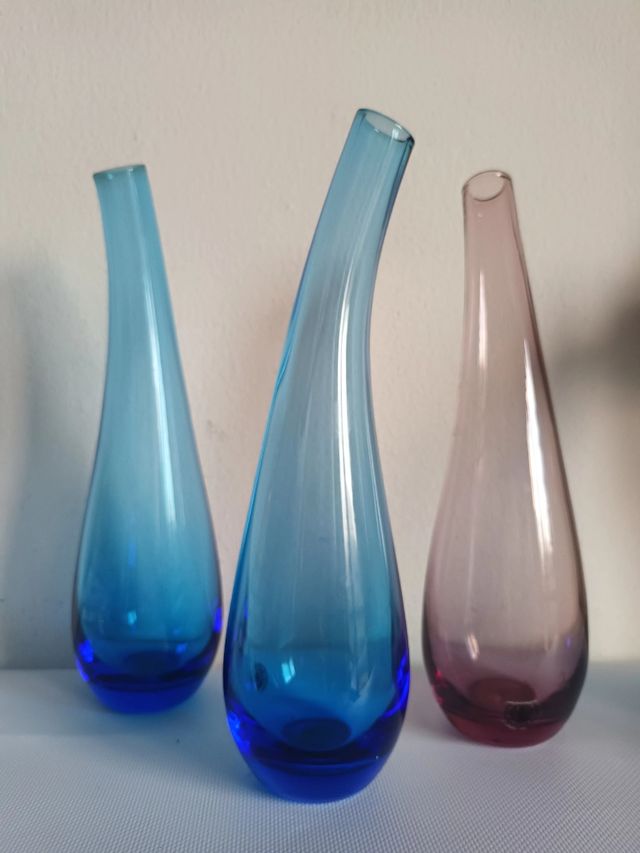 Tris vasi design vintage