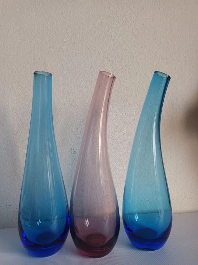 Tris vasi design vintage