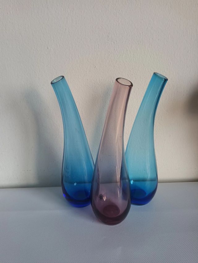 Tris vasi design vintage