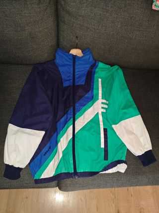 chaqueta sudadera vintage con cremallera Adidas 