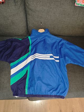 chaqueta sudadera vintage con cremallera Adidas 
