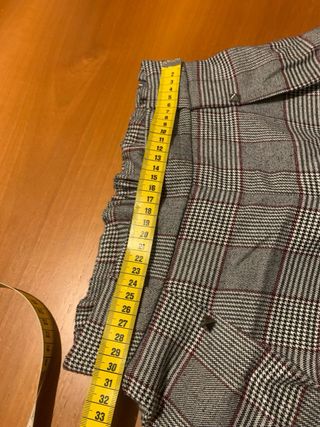 Pantaloni grigi a quadri Piazza Italia  10/12 anni