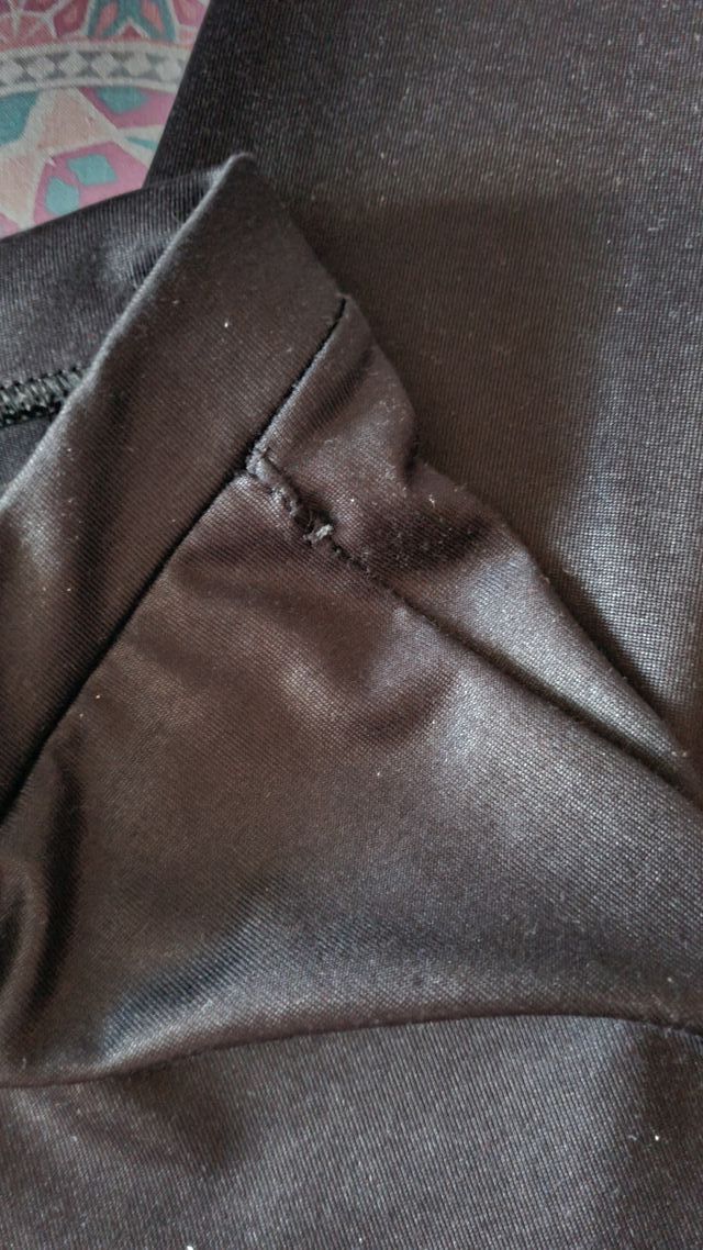 Leggings negros efecto vinilo