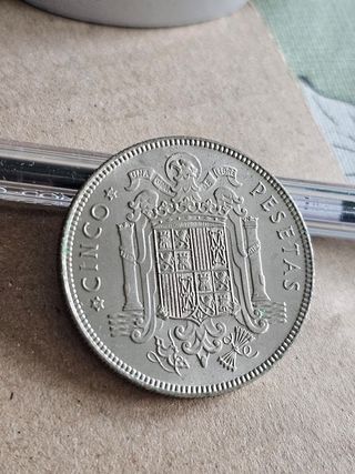 5 PESETAS DE FRANCO 1949.