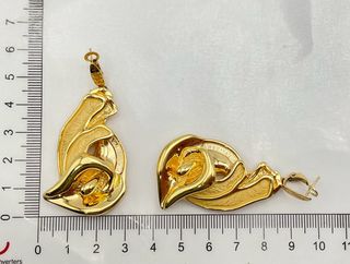 Pendientes Diseño Italiano Oro 18K E638191/3