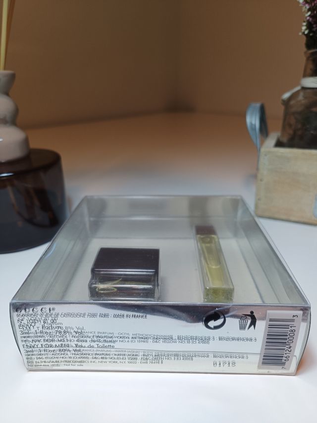 Cofre miniaturas Gucci ENVY