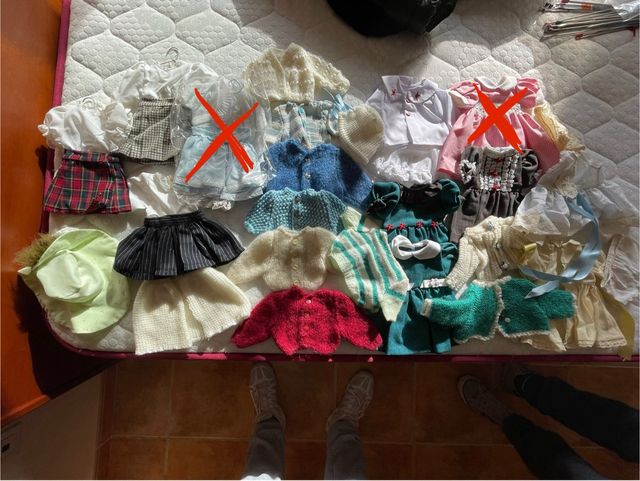 Ropa muñeca tamaño Mariquita Perez