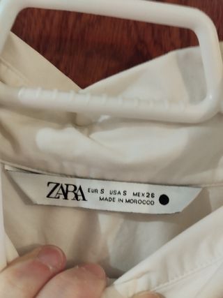 Vestido camisero de zara