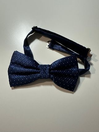 Pajarita azul marino