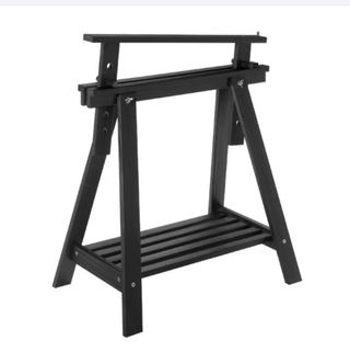 Caballetes  de madera color negro