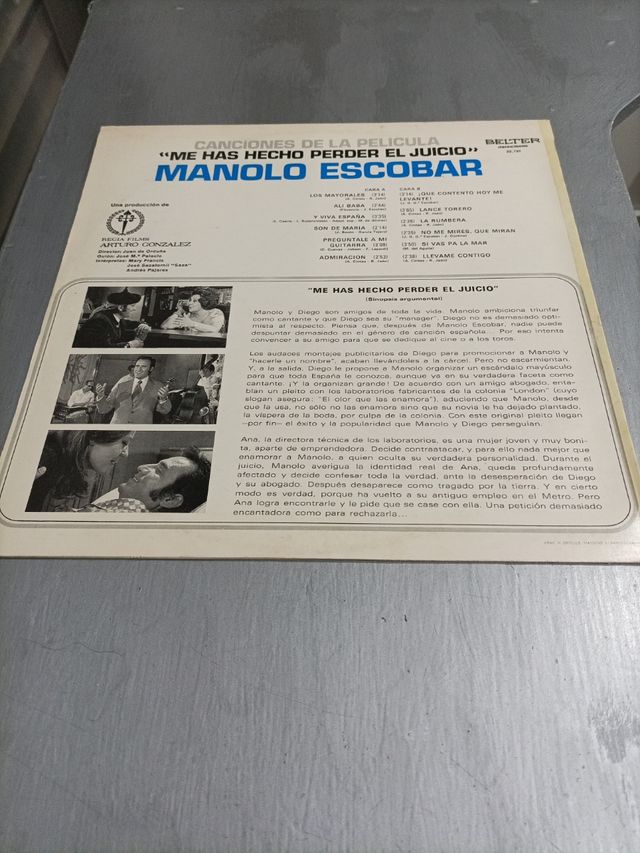 Manolo Escobar , B.S .O  Me has hecho pe