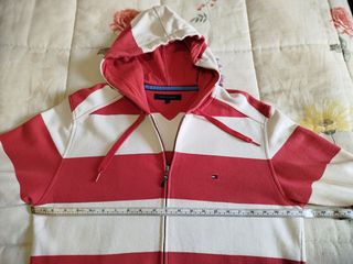 Sudadera Tommy Hilfiger talla M o L blanca y roja