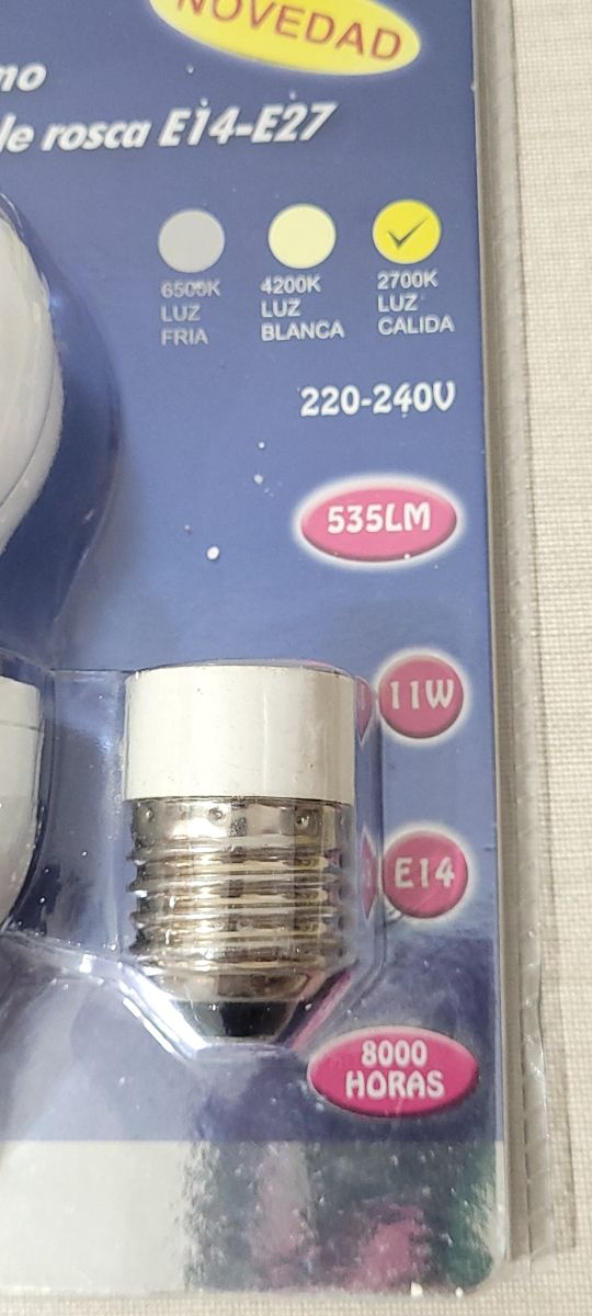 Bombilla doble rosca