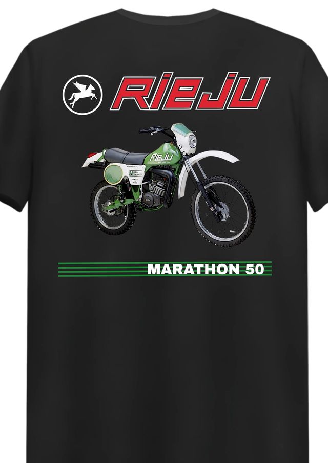 Camiseta Rieju MR80 y Marathon 50