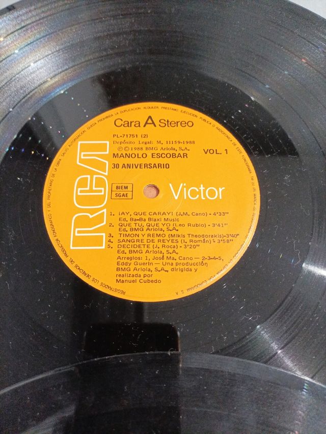 Manolo Escobar , 30 aniversario