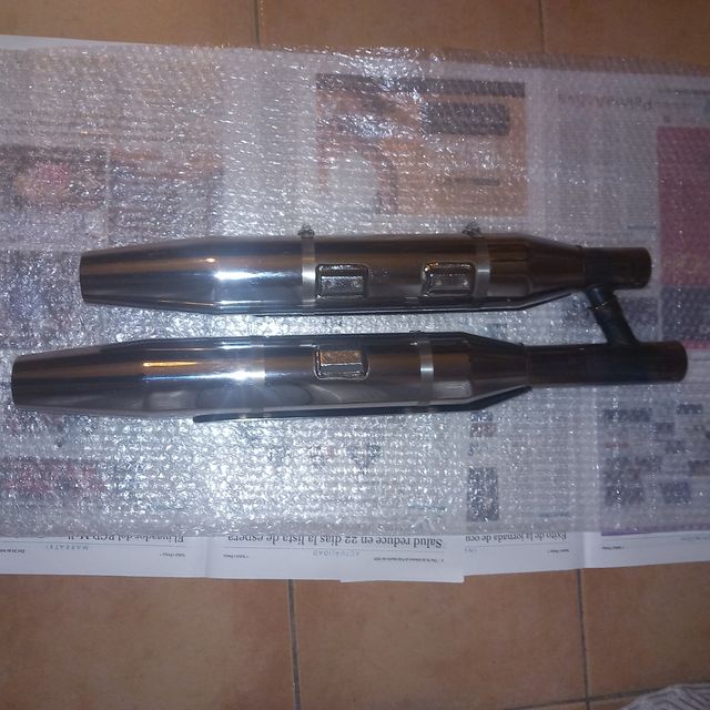 Silenciadores escapes Harley Davidson Softail