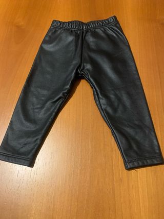 Leggings effetto pelle neri – Zara Baby 12-18 mesi