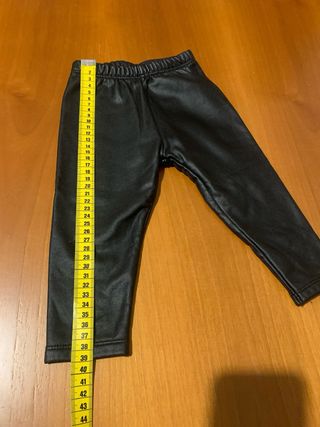 Leggings effetto pelle neri – Zara Baby 12-18 mesi