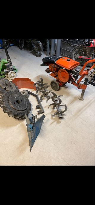 Motoazada PIVA M9 motor 2 tiempos 9 cv