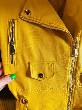 Giacca similpelle tipo chiodo