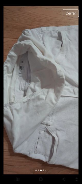 Jeans blancos premamá 
