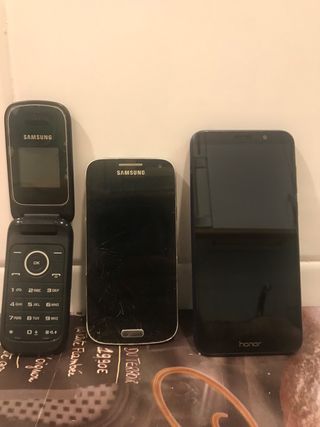 Lote de moviles para piezas samsung iphone 6s onor