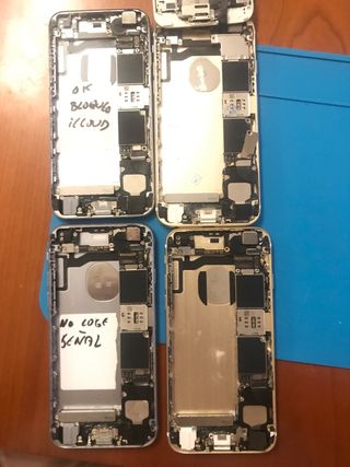 Lote de moviles para piezas samsung iphone 6s onor
