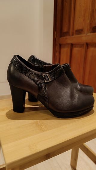 Botines mujer piel 
