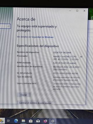 Acer Aspire 5742 pew51 Windows10