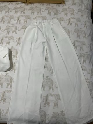 Traje chaqueta blanco mujer 