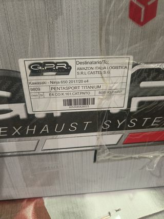 Escape Kawasaki ninja 650 2017/20 e4