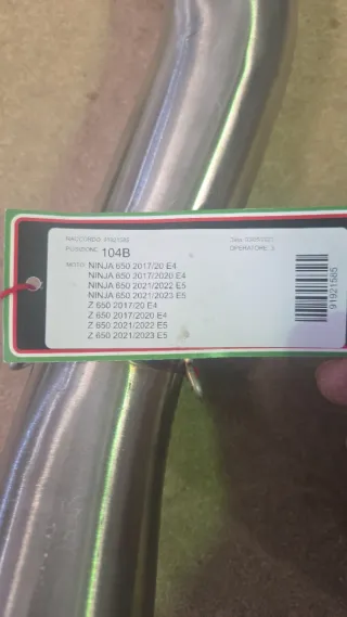 Escape Kawasaki ninja 650 2017/20 e4