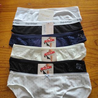 6 cuecas tamanho SM de algodão