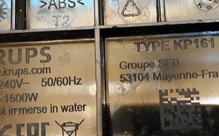 Carcasa krups genio 2 Mini Cooper edicion 