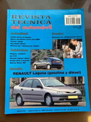 RENAULT LAGUNA MK1 MANUAL DE TALLER 2.2D 2.0i 1.8i