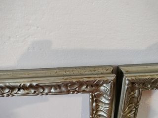 Cornici in legno colore argento