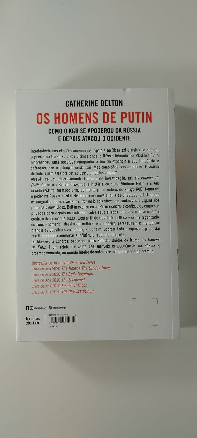 Os Homens de Putin de Catherine Belton