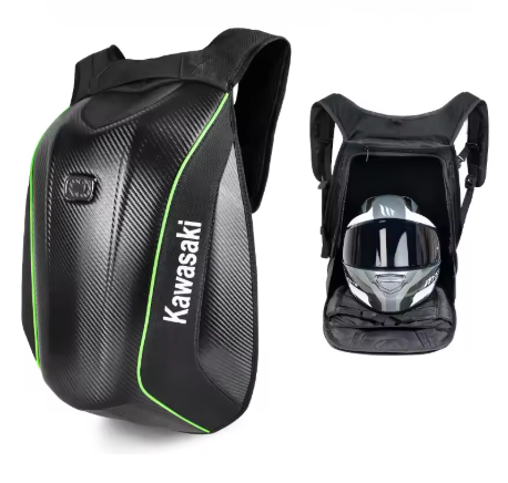 Mochila de fibra de carbono por marcas de moto