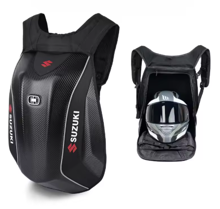Mochila de fibra de carbono por marcas de moto