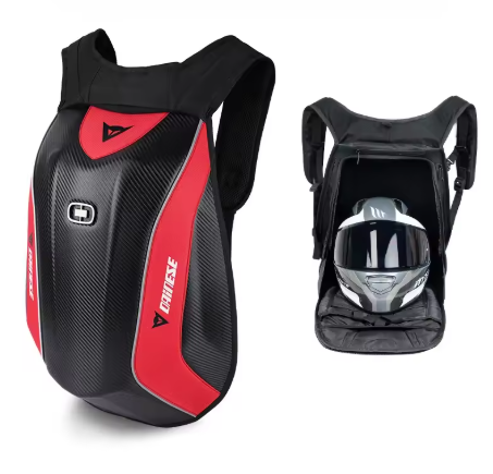 Mochila de fibra de carbono por marcas de moto