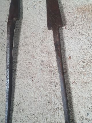 Reja hierro forja para arado romano