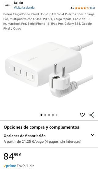 Dock di ricarica 4 in 1 Belkin